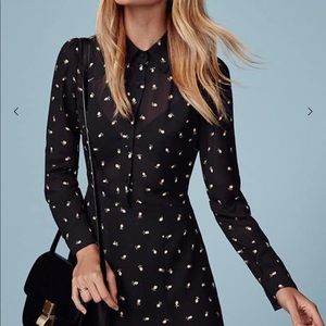 Reformation Stella Long Sleeve Dress